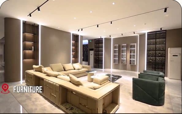 Furniture-focused image representing an early material direction session.