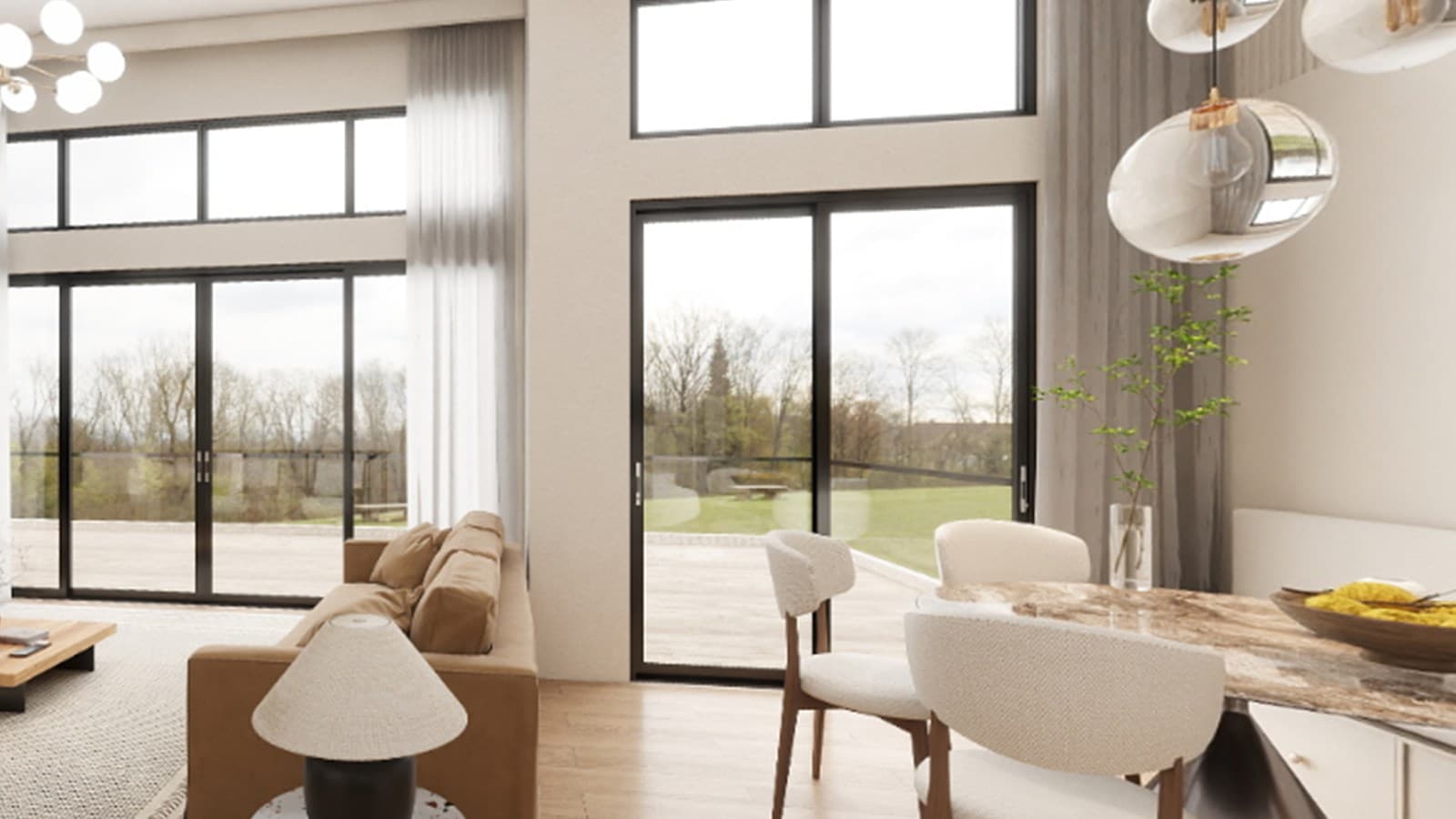 Preview of a country residence design reference in Canada.