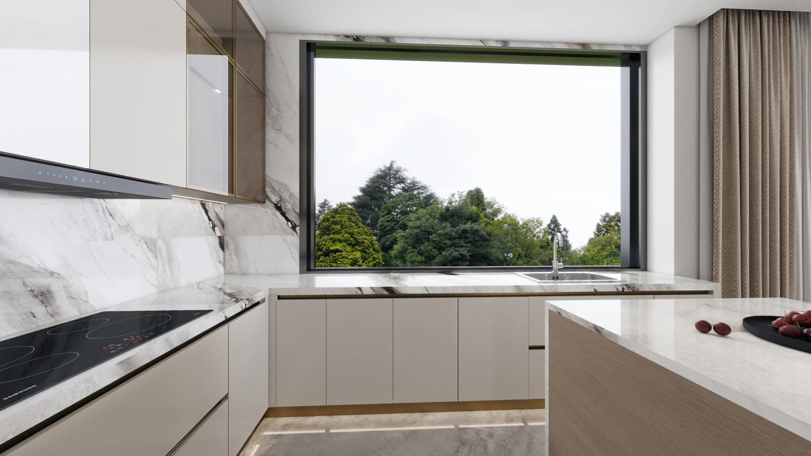 Preview of a modern light luxury residence design reference in Dubai.