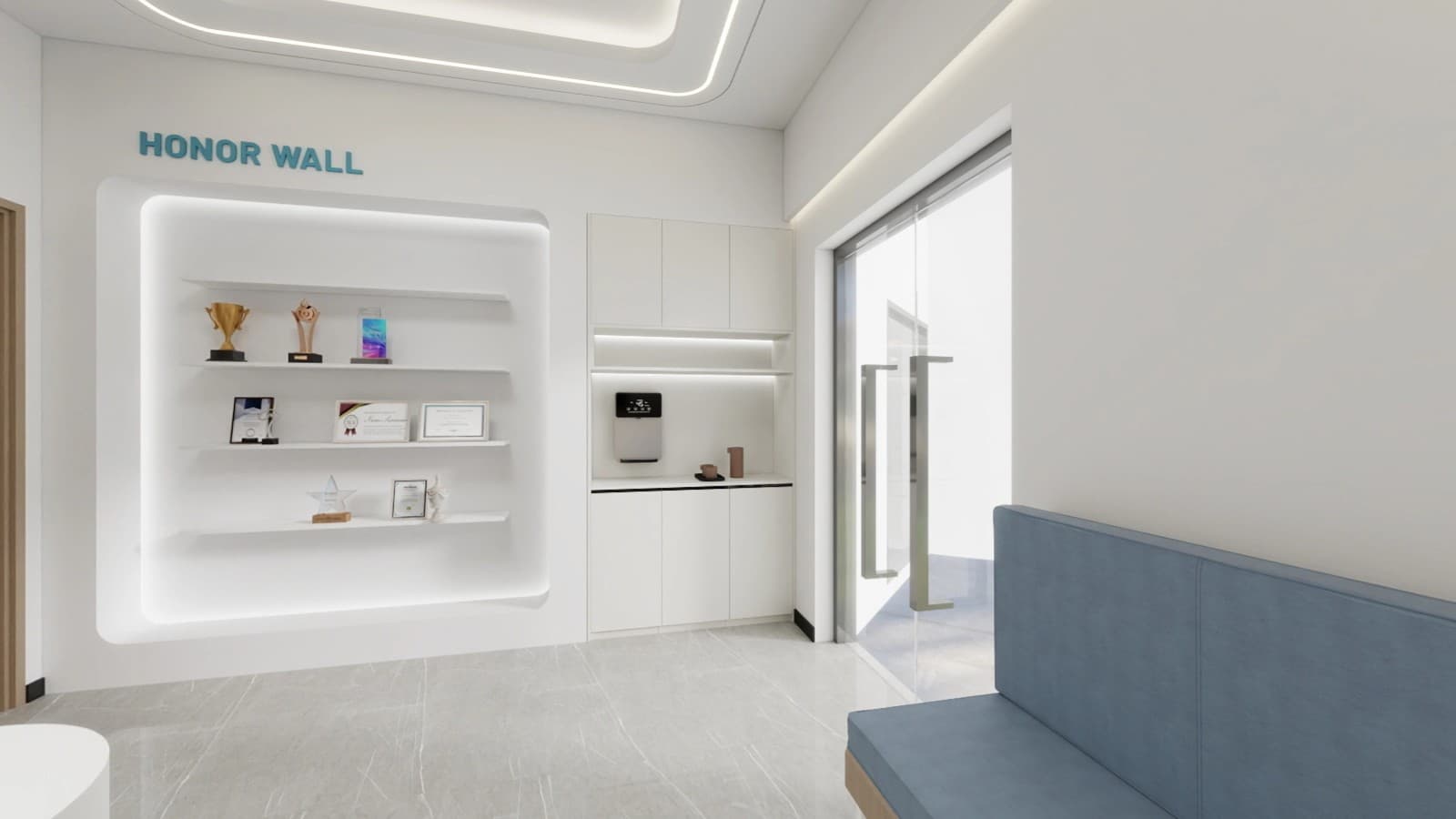 Preview of a modern medical station walkthrough reference in Nigeria.