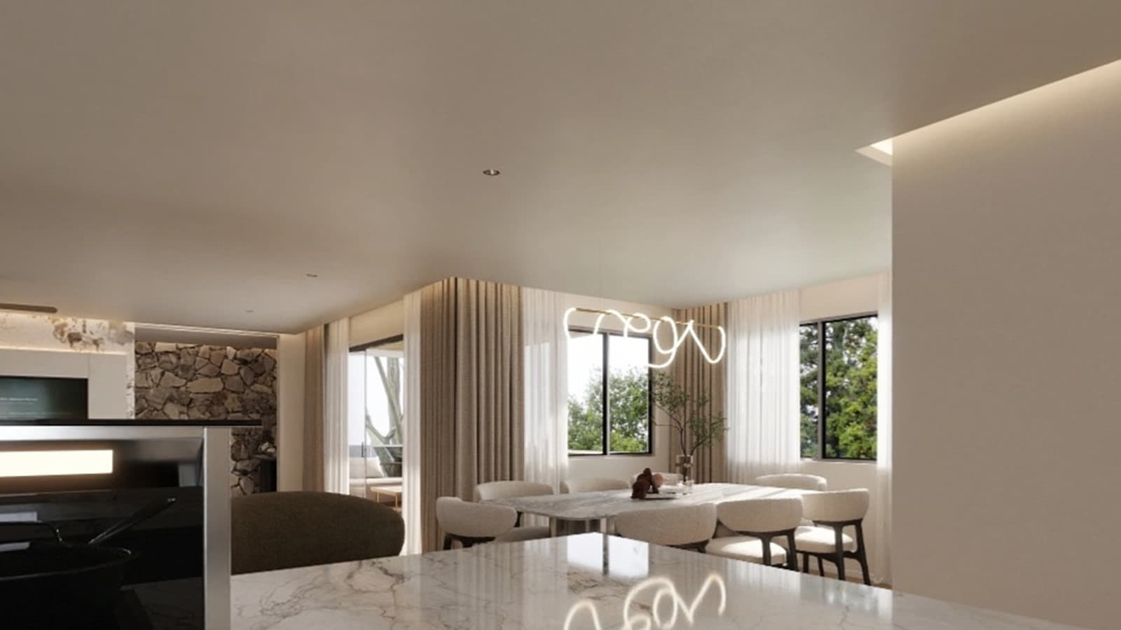 Preview of a modern minimalist residence design reference in Fiji.