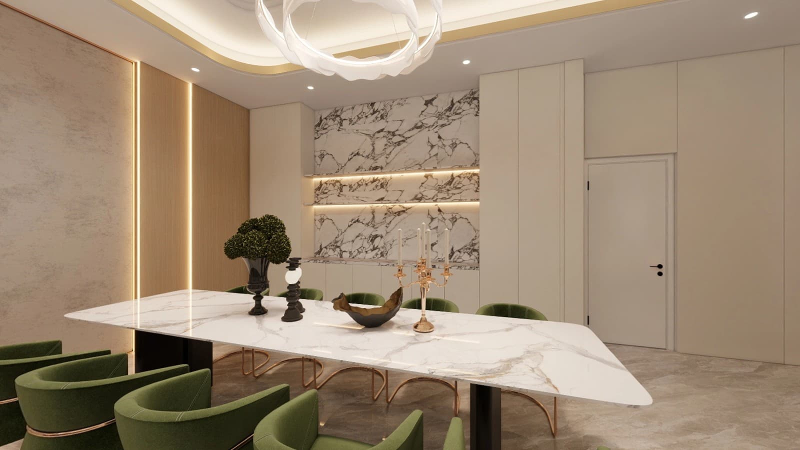 Preview of a modern restaurant walkthrough reference in the United States.